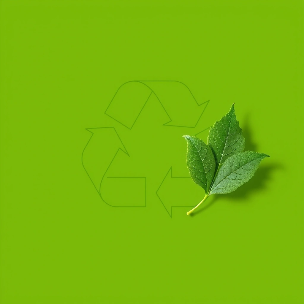 Icon representing sustainable packaging, such as a recycling symbol or a leaf integrated with a package.