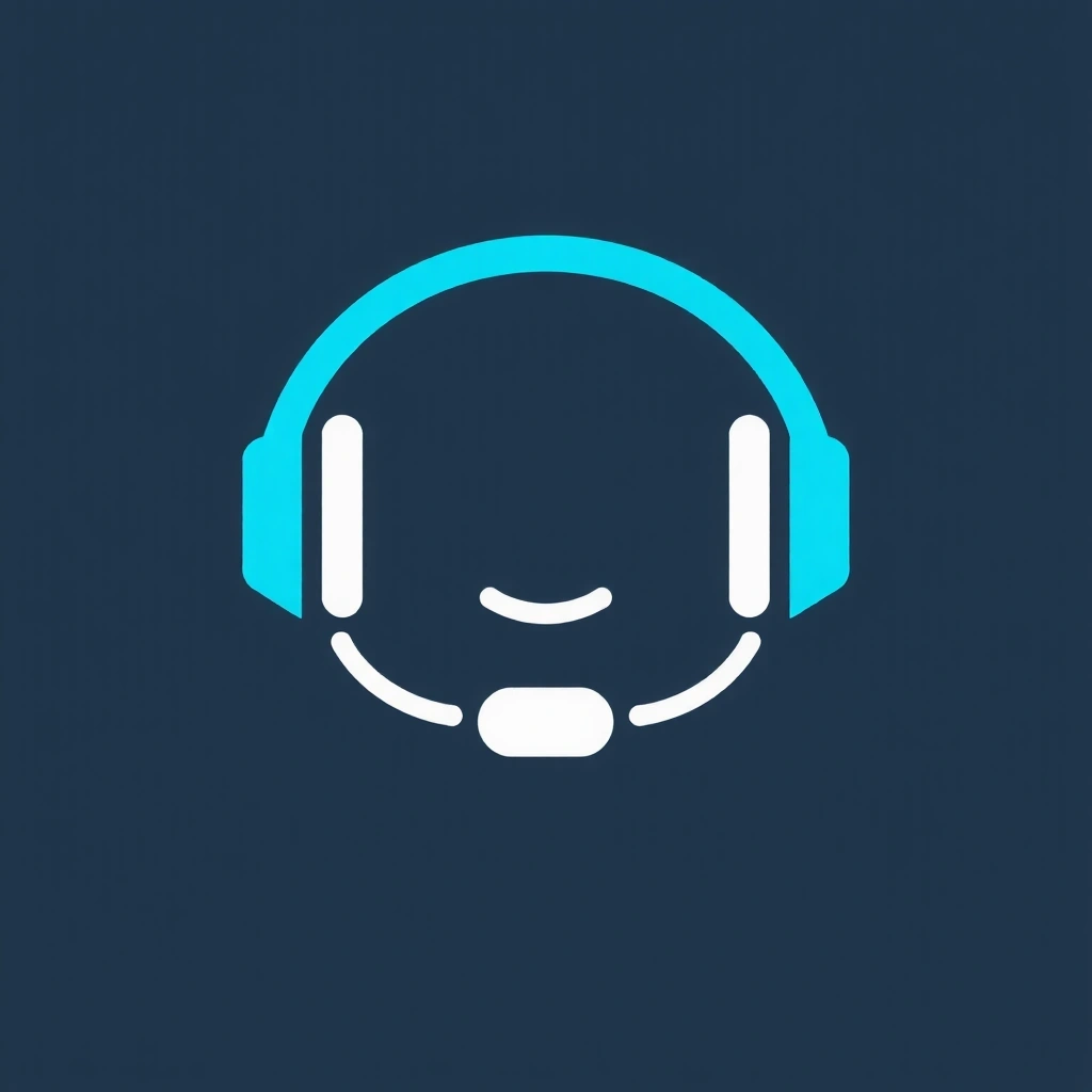 Icon representing customer support, such as a headset or a speech bubble with a helping hand.