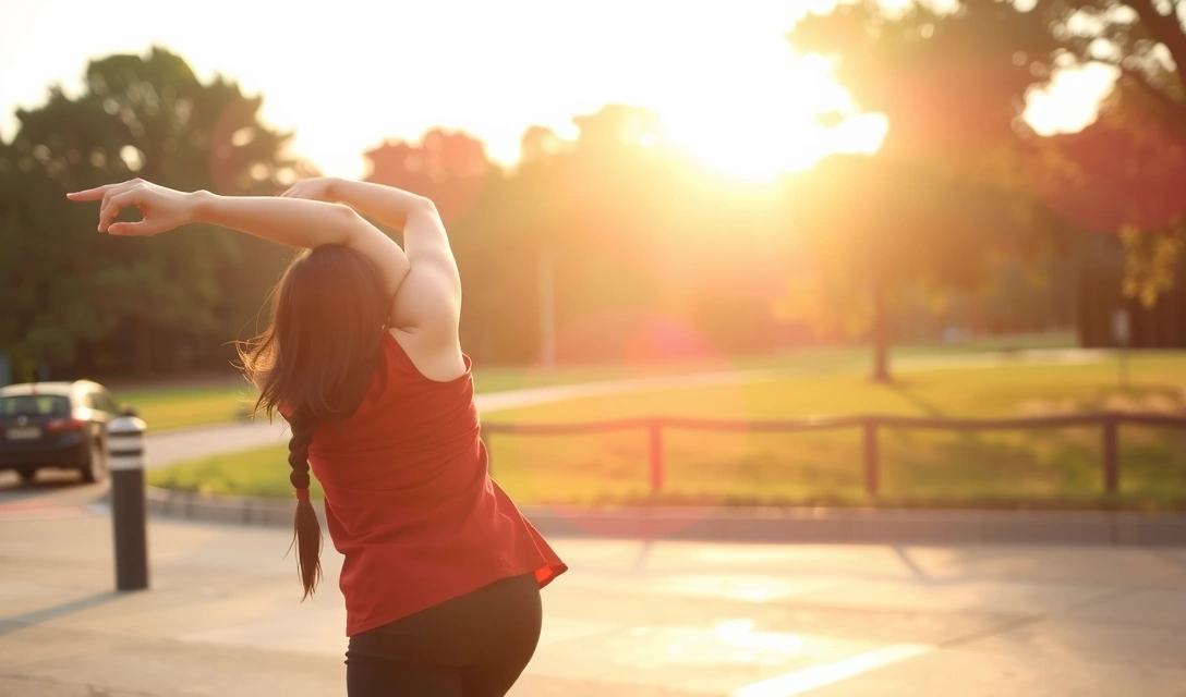 Sun shining on a healthy person, symbolizing Vitamin D